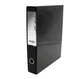Registratore Kingbox - dorso 5 cm - protocollo 23 x 33 cm - nero - Starline
