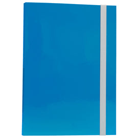 Cartella progetto - con elastico - dorso 3 cm - azzurro - Starline