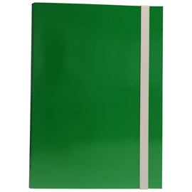 Cartella progetto - con elastico - dorso 3 cm - verde - Starline