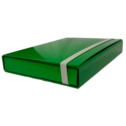 Cartella progetto - con elastico - dorso 5 cm - verde - Starline