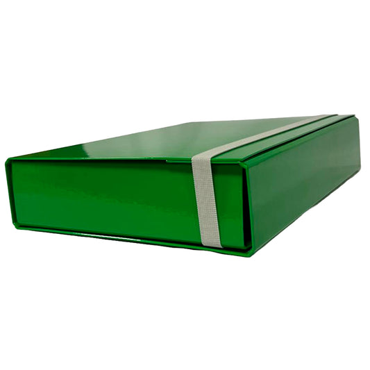 Cartella progetto - con elastico - dorso 7 cm - verde - Starline
