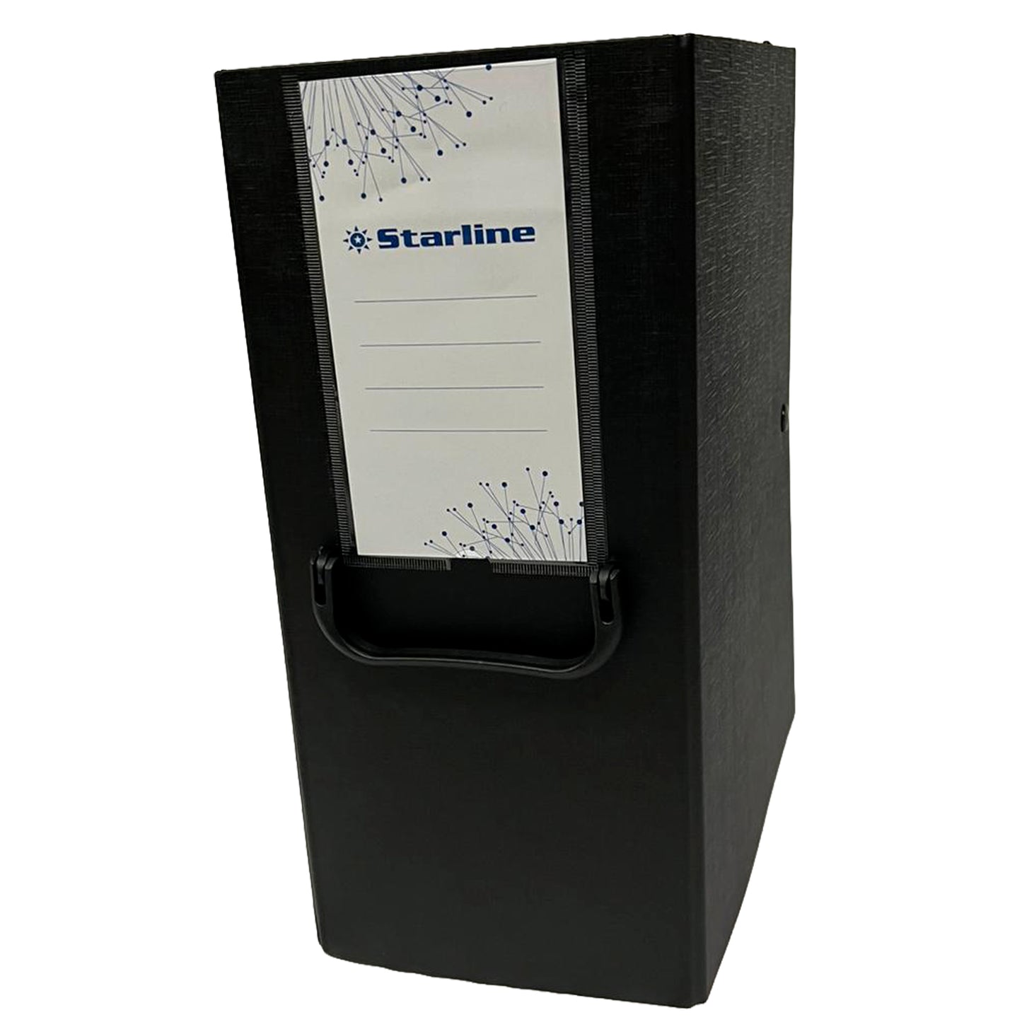 Scatola archivio con maniglia - dorso 20 cm - 25 x 35 cm - nero - Starline