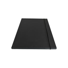 Cartella 3 lembi con elastico - 25 x 34 cm - dorso 1cm - grigio - Starline