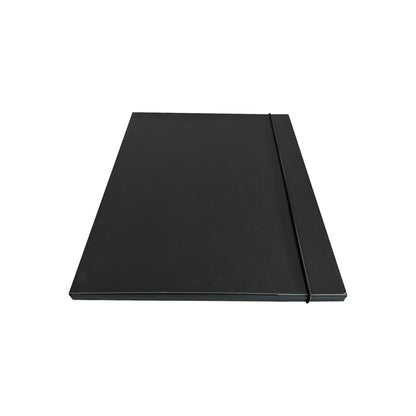 Cartella 3 lembi con elastico - 25 x 34 cm - dorso 1cm - grigio - Starline