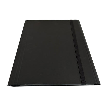 Cartella 3 lembi con elastico piatto - A4 -dorso variabile - grigio - Starline