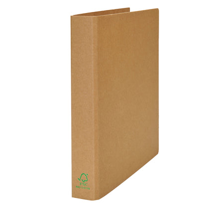 Raccoglitore Eco - 22 x 30 cm - 4 anelli tondi 30 mm - dorso 4 cm - avana - Starline