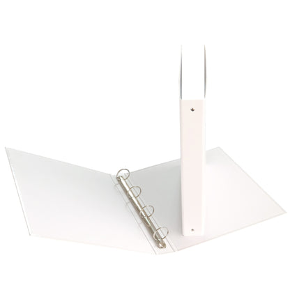 Raccoglitore - 22 x 30 cm - 4 anelli tondi 30 mm - dorso 4 cm - bianco - Starline