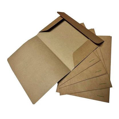 Cartellina 3 lembi Eco - 225 gr - 24,5 x 34 cm - cartoncino kraft - avana - Starline - conf. 25 pezzi