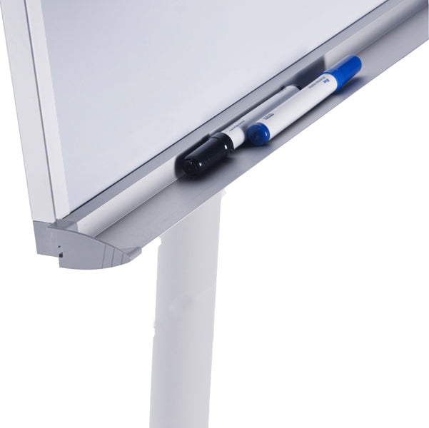 Lavagna portablocco mobile - 70 x 100 cm - bianco - Starline