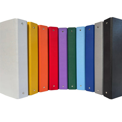 Raccoglitore King - 22 x 30 cm - 4 anelli tondi 30 mm - dorso 4 cm - rivestimento in PP - nero - Starline
