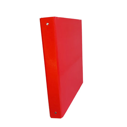 Raccoglitore King - 22 x 30 cm - 4 anelli tondi 30 mm - dorso 4 cm - rivestimento in PP - rosso - Starline