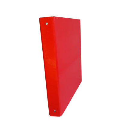 Raccoglitore King - 22 x 30 cm - 4 anelli tondi 30 mm - dorso 4 cm - rivestimento in PP - rosso - Starline