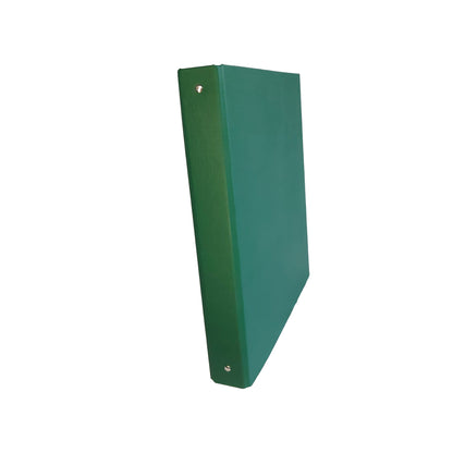 Raccoglitore King - 22 x 30 cm - 4 anelli tondi 30 mm - dorso 4 cm - rivestimento in PP - verde - Starline