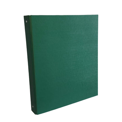 Raccoglitore King - 22 x 30 cm - 4 anelli tondi 30 mm - dorso 4 cm - rivestimento in PP - verde - Starline