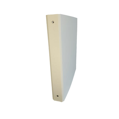 Raccoglitore King - 22 x 30 cm - 4 anelli tondi 30 mm - dorso 4 cm - rivestimento in PP - bianco - Starline