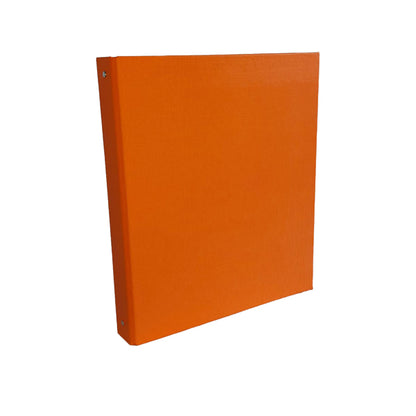 Raccoglitore King - 22 x 30 cm - 4 anelli tondi 30 mm - dorso 4 cm - rivestimento in PP - arancio - Starline