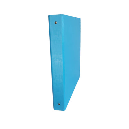 Raccoglitore King - 22 x 30 cm - 4 anelli tondi 30 mm - dorso 4 cm - rivestimento in PP - azzurro - Starline