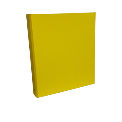 Raccoglitore King - 22 x 30 cm - 4 anelli tondi 30 mm - dorso 4 cm - rivestimento in PP - giallo - Starline