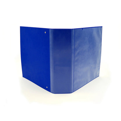 Raccoglitore personalizzabile KingShow - 22 x 30 cm - 4 anelli a D 65 mm - dorso 8 cm - blu - Starline