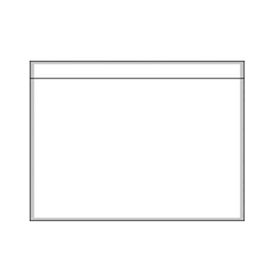 Busta adesiva portadocumenti - senza stampa - C4 (32 x 25 cm) - carta - trasparente - Eco - Starline - conf. 250 pezzi