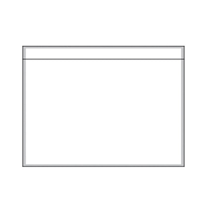 Busta adesiva portadocumenti - senza stampa - C6 (16 x 12 cm) - carta - trasparente - Eco - Starline - conf. 250 pezzi