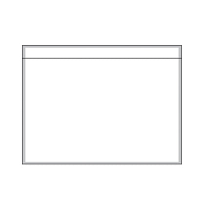 Busta adesiva portadocumenti - senza stampa - C6 (16 x 12 cm) - carta - trasparente - Eco - Starline - conf. 250 pezzi